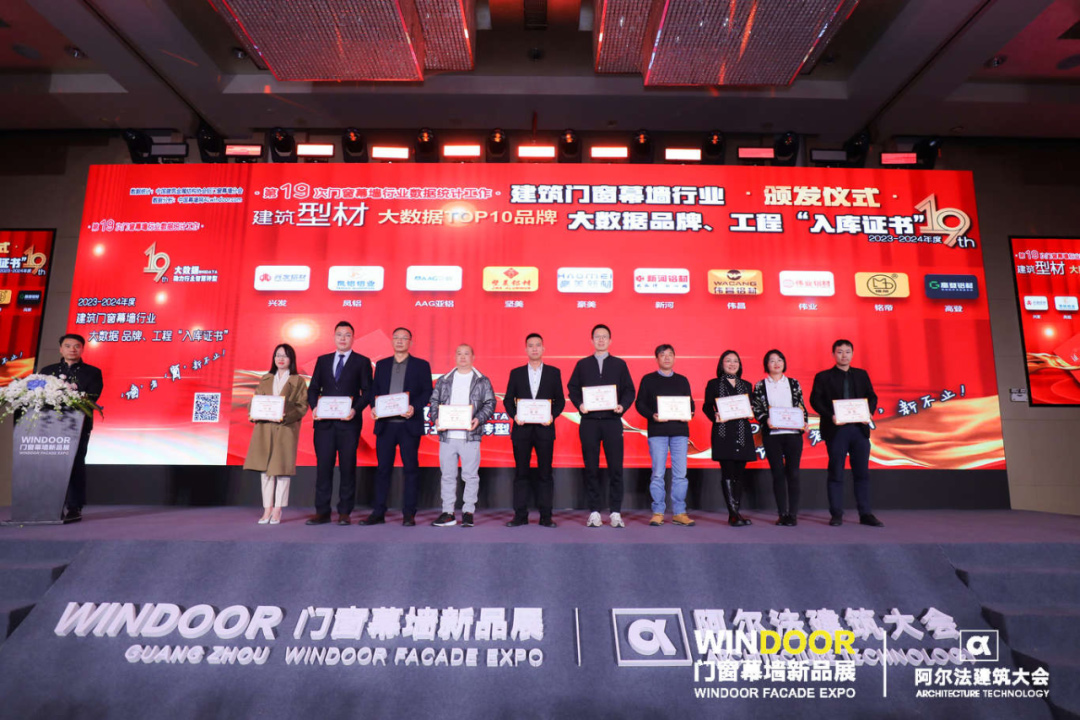 喜訊丨祝賀高登連續(xù)19屆榮獲全國建筑型材十大首選品牌