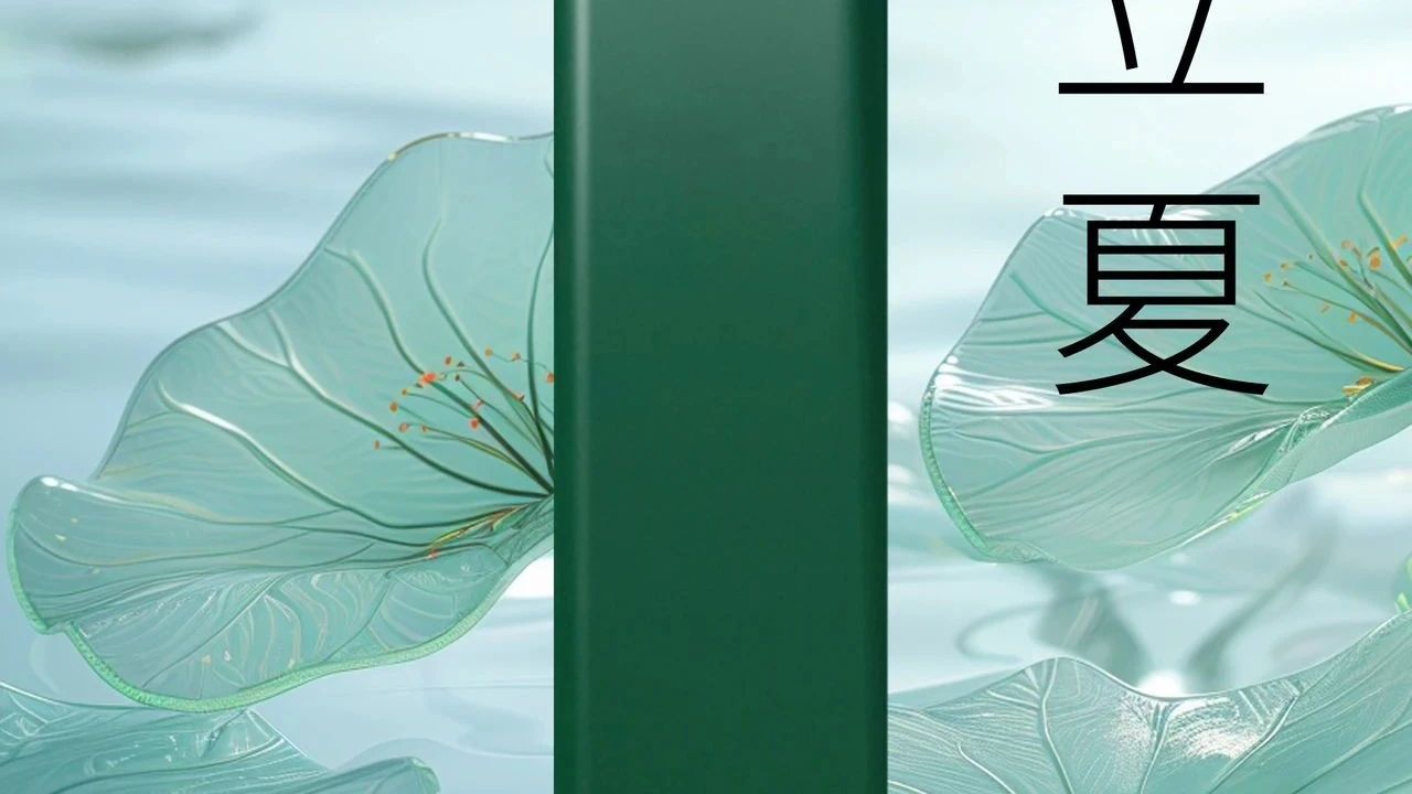 荷尖凝露，立夏知時(shí)